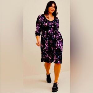 NWT Torrid Super Soft Floral Skater Dress